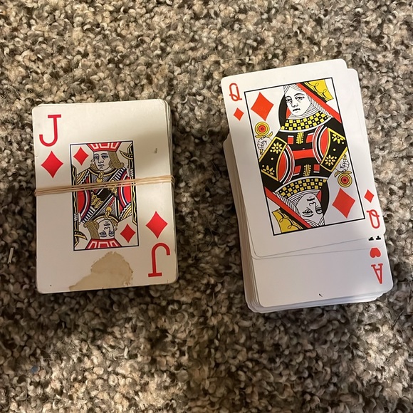 Three sets of playing cards, - Picture 2 of 3